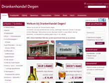 Tablet Screenshot of degendranken.nl